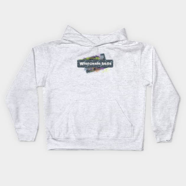 Wisconsin Dells Kids Hoodie by Dale Preston Design